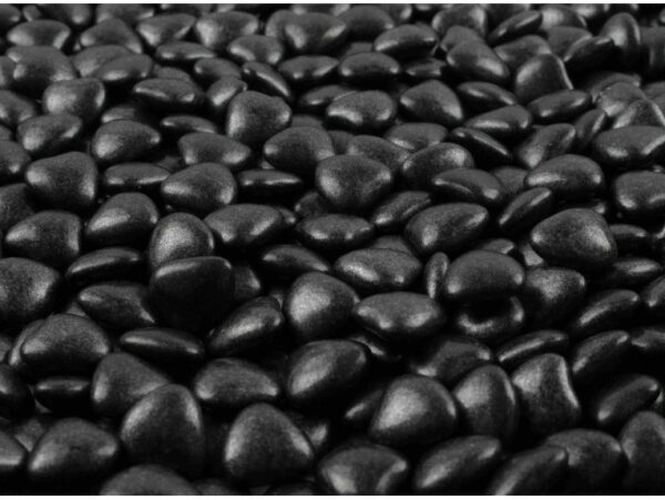 dragees coeur noir