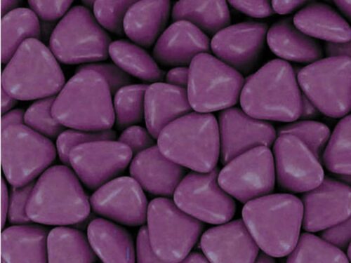 dragees coeur violet