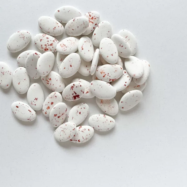 Dragees marbré rouge brique terracotta