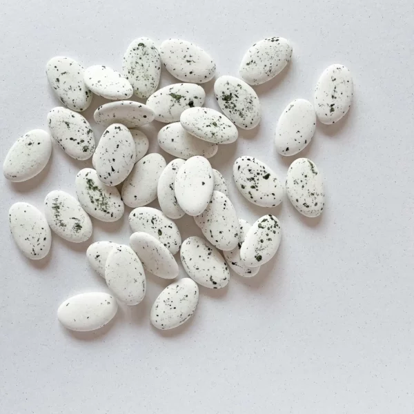 dragees chocolat marbré vert