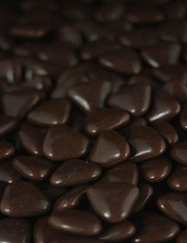 dragées mini coeur chocolat