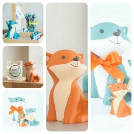 bapteme theme renard dragees