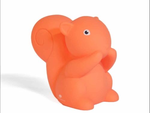 ecureuil orange tirelire deco