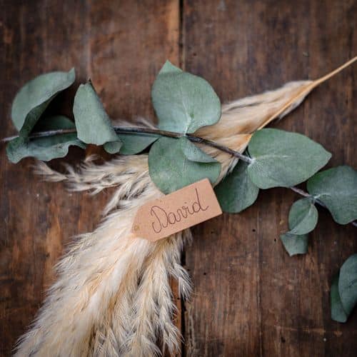 etiquette personnalisée kraft