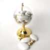 globe doré dragees theme voyage