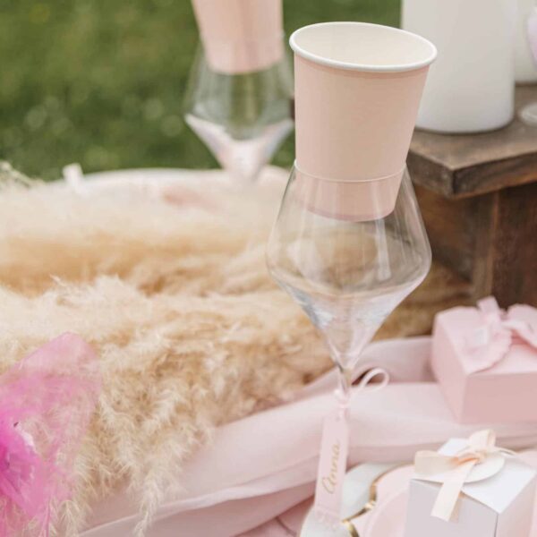 gobelet bi color rose