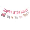 guirlande happy birthday animaux de la jungle