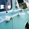 decoration voiture guirlande fleur