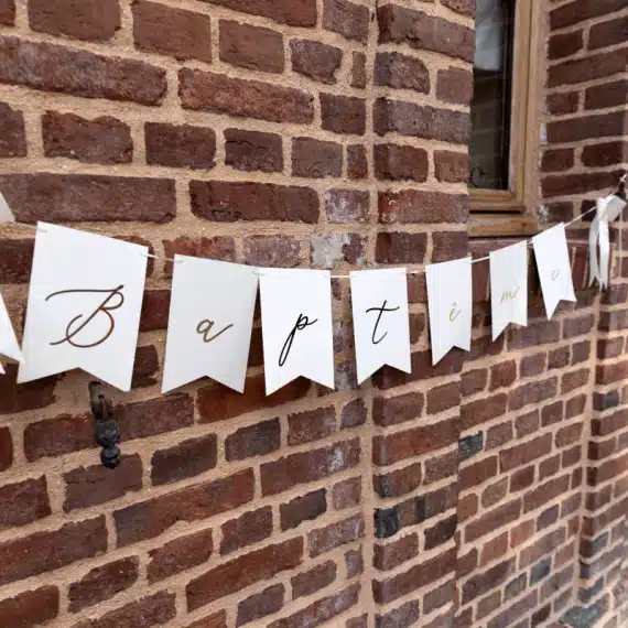 guirlande bapteme fanions