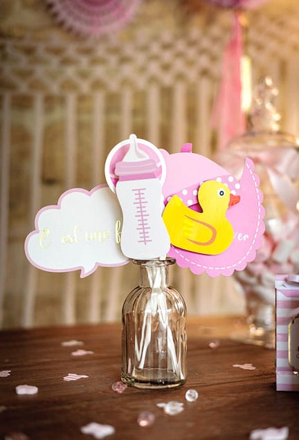 Kit Photobooth Baby Shower fille