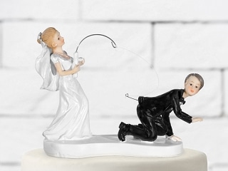 figurine mariage-pêche