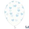 ballon crystal-coeurs bleu ciel