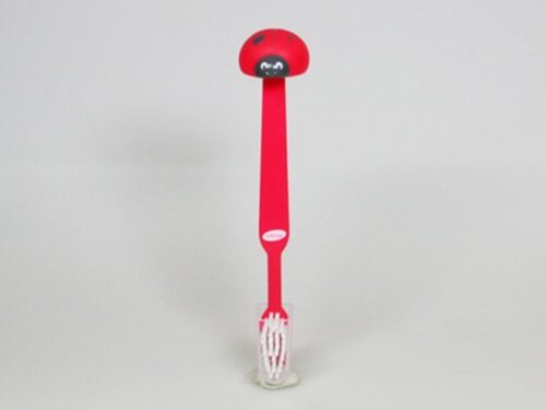 brosse à dent coccinelle rouge