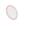 marque place bapteme rose blanc or