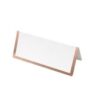 Carte de table rose gold