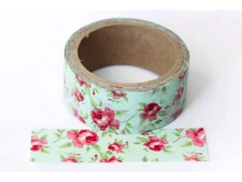ruban adhésif ment et fleur