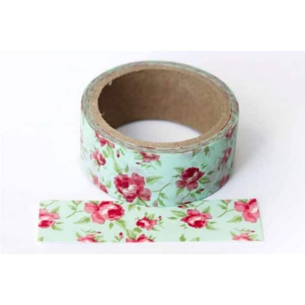 ruban adhésif ment et fleur