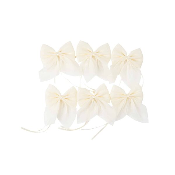 noeud scintillant blanc