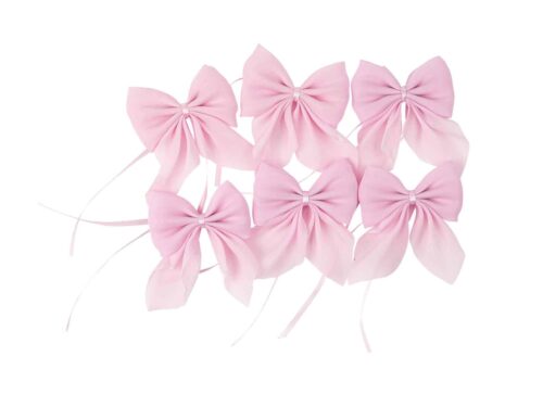 noeud scintillant rose