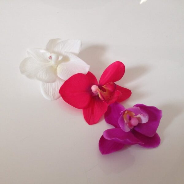 Orchidées Mauve -GM-Lot de 6