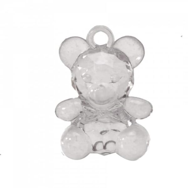 ourson transparent pendentif