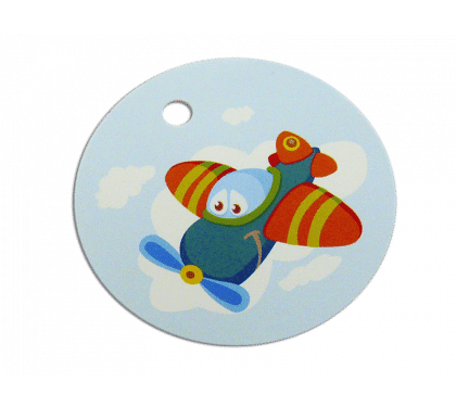 étiquette à dragées avion