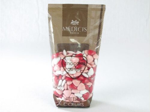Dragées Médicis Petits cœurs rose "Pivoine" - 250 g