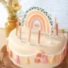 pic a gâteau arc en ciel