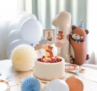 pic à gateau ourson pic a gateau ourson 1er anniversaire