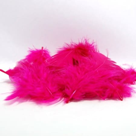 Plume fuchsia -Lot de 20