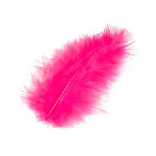 plumes rose fluo