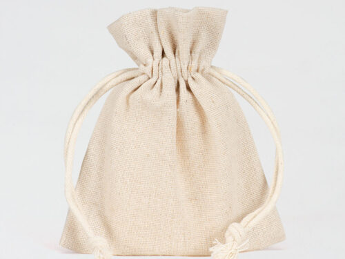 Pochon en tissu Beige