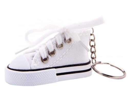 porte cles basket blanche