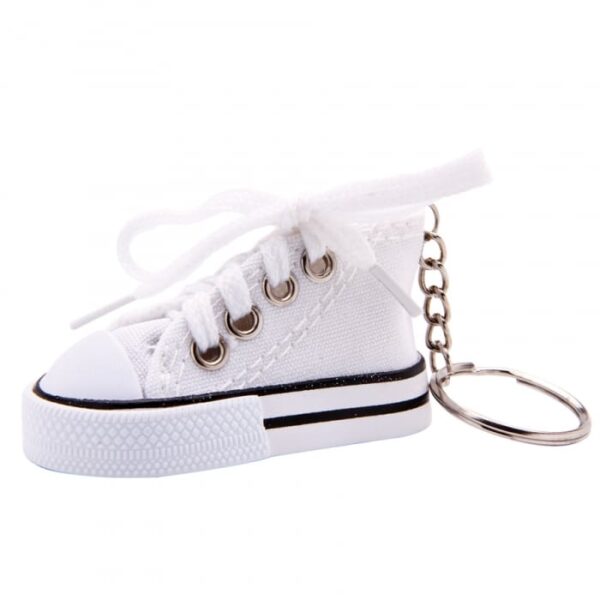 porte cles basket blanche