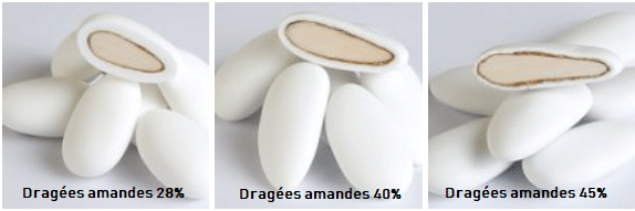 Dragées Avola Duchesse - Blanc -  500g