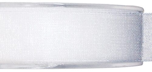 RUBAN ORGANZA BLANC 7 MM