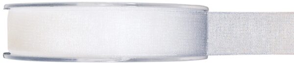 RUBAN ORGANZA BLANC 7 MM