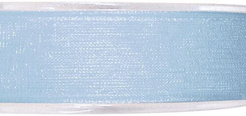 Ruban Organza - Bleu Ciel - 7 mm x 20 m