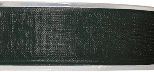 ruban organza noir 7 mm