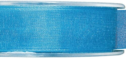 ruban organza turquoise