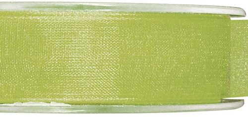 ruban organza vert anis 7 mm