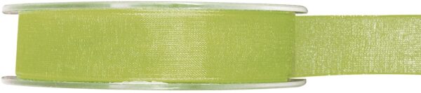 ruban organza vert anis 7 mm