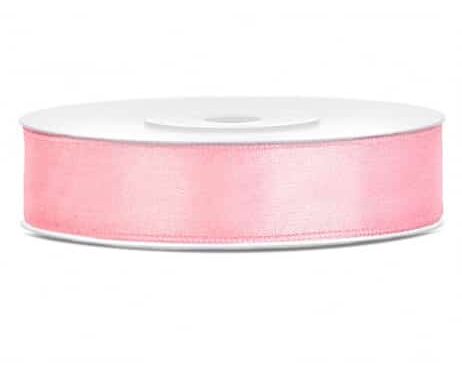 ruban satin rose 12mm