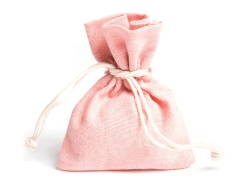 sac a dragees vieux rose