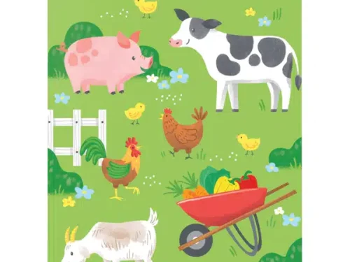 sachet bonbons animaux de la ferme