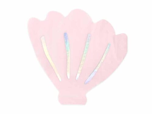 serviette coquillage