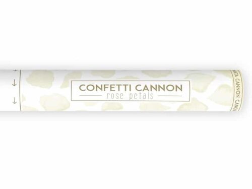 canon à confettis ivoire