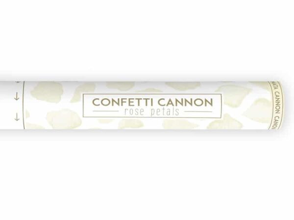 canon à confettis ivoire