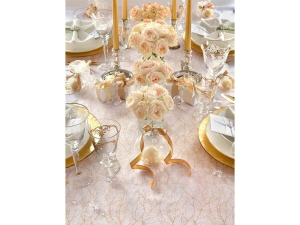 Chemin de table- Feuillage doré