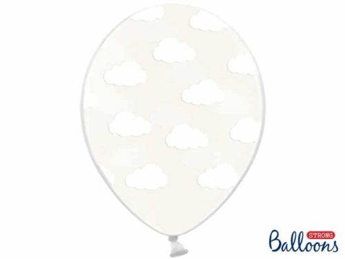 ballon cristal-nuages blancs
